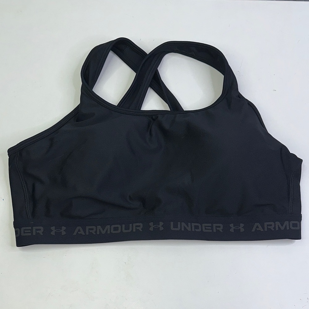 Under Armour Plus Size Crossback Mid Impact Sports Bra (3X)